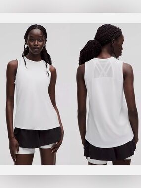 Lululemon tank top size 8 Women's White sports Tank Top in pristine condition